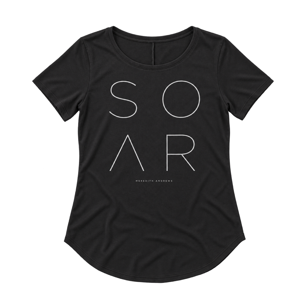 Soar Women's Black T-Shirt